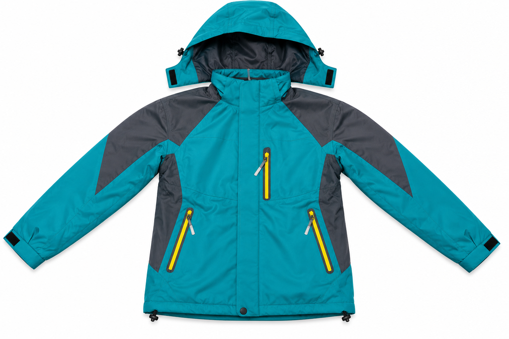 unisex 3 in 1 hooded jacket with removable fleece lining & zip pockets – 6 color