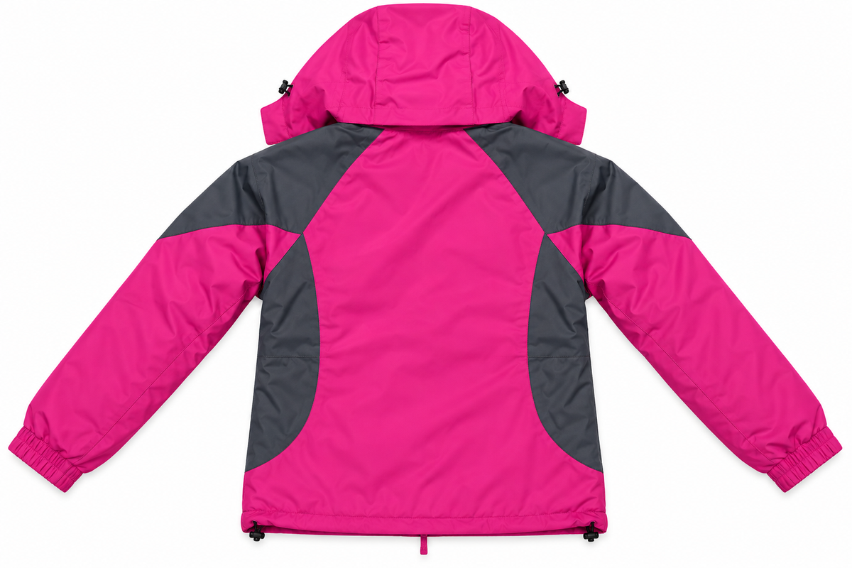 unisex 3 in 1 hooded jacket with removable fleece lining & zip pockets – 6 color